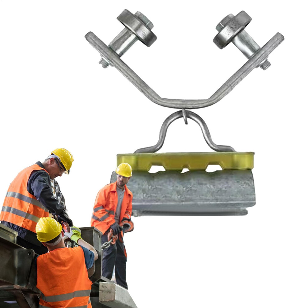 Crane Suspension Pulley, Load Capacity, 40X40 Thickened Angle Iron Bearing Wheel, Stable Traction 9199774118200