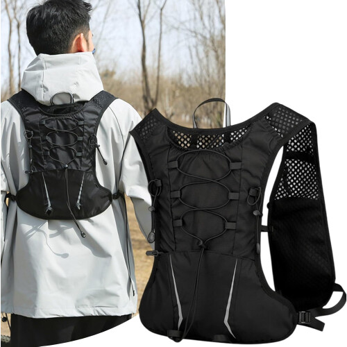 Water Backpack For Hiking Water Bladder Hydration Pack Reflective With Adjustable Straps For Cycling Jogging Camping 1