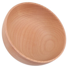 Kleine Holzbecher aus Buchenholz für Salate, Obst, Snacks, Saucen, Reis 12,5x4,5 cm