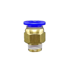 10PC DN8 G1/4" Brass Male Push-In Coupler for 10mm OD Tube - Pneumatic Air Hose Quick Connector for Water, Gas, Oil
