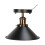 Black Wrought Iron E27 Ceiling Lamp for Farm Kitchen Corridor 85‑240V 10