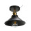 Black Wrought Iron E27 Ceiling Lamp for Farm Kitchen Corridor 85‑240V 11