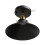 Black Wrought Iron E27 Ceiling Lamp for Farm Kitchen Corridor 85‑240V 6