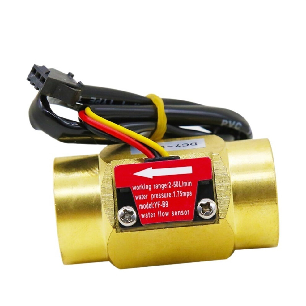 6 Point Copper Water Flow Sensor Hall Effect Flow Meter For Heater And Irrigation B9 9199774119306
