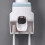 Automatic Toothpaste Dispenser Wall Mounted Punch Toothbrush Holder and Storage Organizer White 2