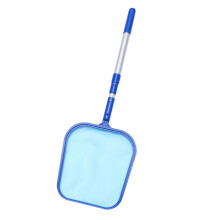 Pool Skimmer Net with Lightweight Aluminum Pole for Easy Leaf Removal and Swimming Pool Cleaning