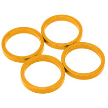 Fahrrad-Vorderradgabel Abstandshalter 4 Stück Aluminiumlegierung 28,6 mm Gold für MTB- und Rennräder