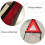 2pcs Foldable Warning Triangle for Car Emergency Breakdown  Visibility Reflective Safety Sign 3