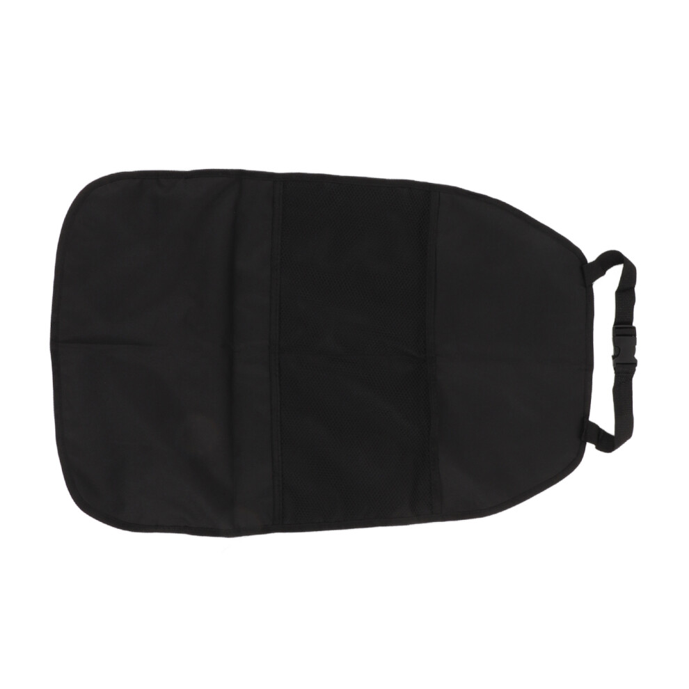 Universal Car Back Seat Protector Cover Anti Kick Mat With Organizer Black 7631375861045