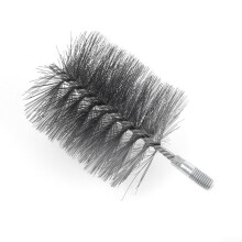 Round Steel Wire Chimney Sweep Brush For Flue Cleaning, Fireplace Maintenance, Rust Removal, Pipe Cleaning Tool