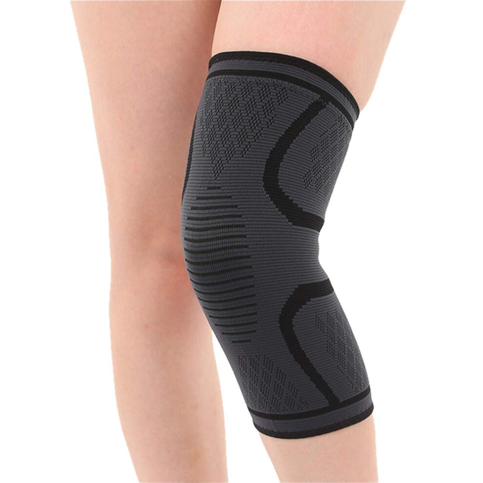 Knee Brace Unisex Breathable Knee Support for Running, Basketball, Cycling, Walking, Size M, Black