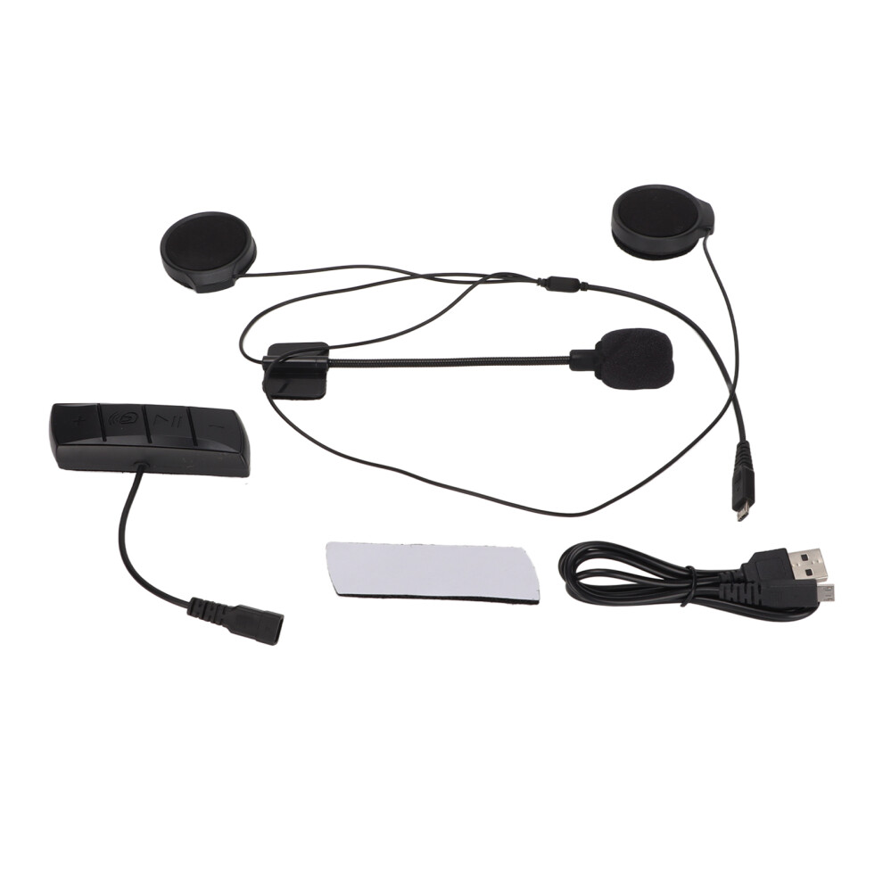 High-Quality Motorcycle Helmet Bluetooth Headset, Automatic Answer Hands-Free Speaker For Safe Riding, Hi-Fi Stereo Sound, Waterproof Technology Ensur 9176269185527