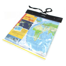 Outdoor Map Bag Transparent Self Sealing Plastic Storage For Travel Sandproof Snowproof Saltproof No Map Included Clear