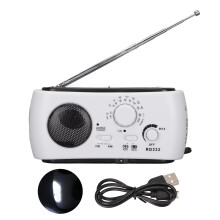 Emergency Radio for Outdoor Survival, Sos Alarm with High Brightness Led Flashlight, Wide Area Lighting for Emergency Weather Radio, Am Fm Radio with