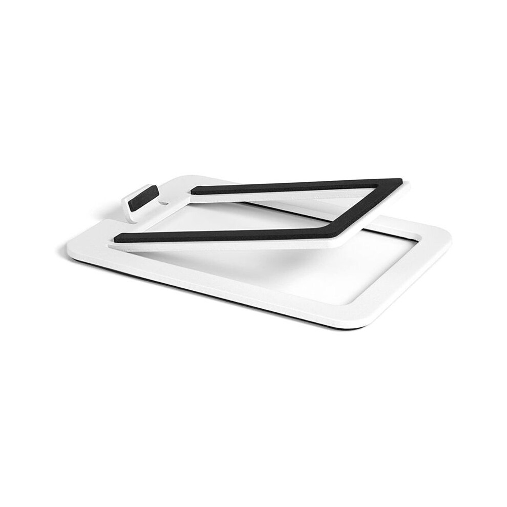 Desktop Sound Stand Base Shock Absorption And Improved Sound Quality Speaker Bracket For Computer Speaker White 6031637874188