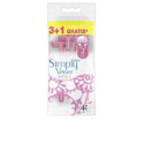 Gillette Rasoir jetable VENUS 2 SIMPLY BASIC 4 unités