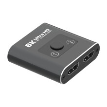 Bidirezionale HD 8K 60Hz 1 nel 2 Uscite Splitter Distributore Video Compatibile  Splitter Doppio Display per PC Portatile