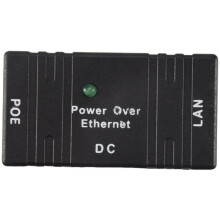 100 Mbps 5V 12V 24V 48V/1A BJW POE Injector Power Splitter voor IP Camera POE Adapter Module Accessoires-Zwart