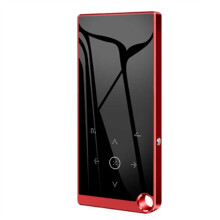 5.0 Verlustfreier MP3-Musik-Player HiFi Tragbarer Audio mit FM/EBook/Recorder/MP4-Videoplayer (Rot)