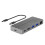 6 i 1 Expansionsdocka M.2 Solid-State Mobile Hard Drive Box NVME/NGFF Laptop USB3.2 Extender Grå 1