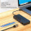 6 i 1 Expansionsdocka M.2 Solid-State Mobile Hard Drive Box NVME/NGFF Laptop USB3.2 Extender Grå 6