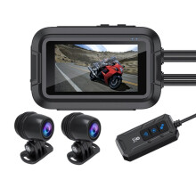 Dual 1080P Motor DVR Waterdichte Moto Camera WiFi GPS Dash Cam voor Achter Rijden Videorecorder