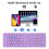 Foldable  Wireless Keyboard (Sync  to 3 Devices), Portable Folding Keyboard for Android Windows, 5