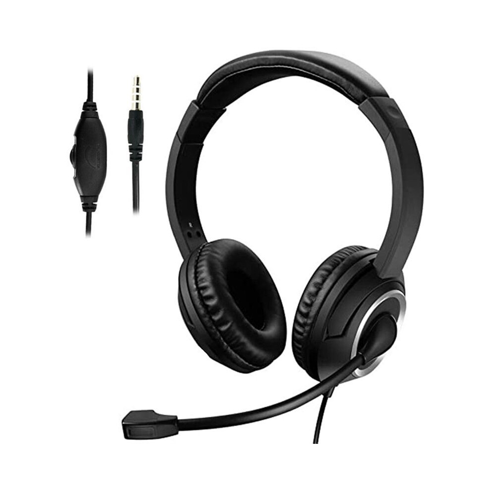 3.5Mm Interface Computer Headset Online Class Listening Noise Reduction Headset Business Voice Portable Headset 6031445584033