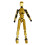 Multi-Jointed Movable Robot 3D Printed Mannequin Dummy Action Figures Game Kid Adult Decompression Tools,Golden 2