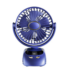 3000mAh N33 USB Clip Fan Clip sur Ventilateur  Ventilateur avec Clip Aromathérapie Utilisation Affichage Numérique Portable Chambre Poussette