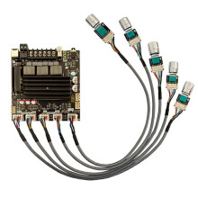ZK-ST21 Digital Amplifier Board 2.1 Channel 100Wx2+200W Subwoofer Chip TPA3221 HiFi Stereo Amplifier Board(C)