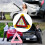 LED Warning Triangle Rechargeable Folding Emergency Light with  Visibility COB for Roadside Safety 3