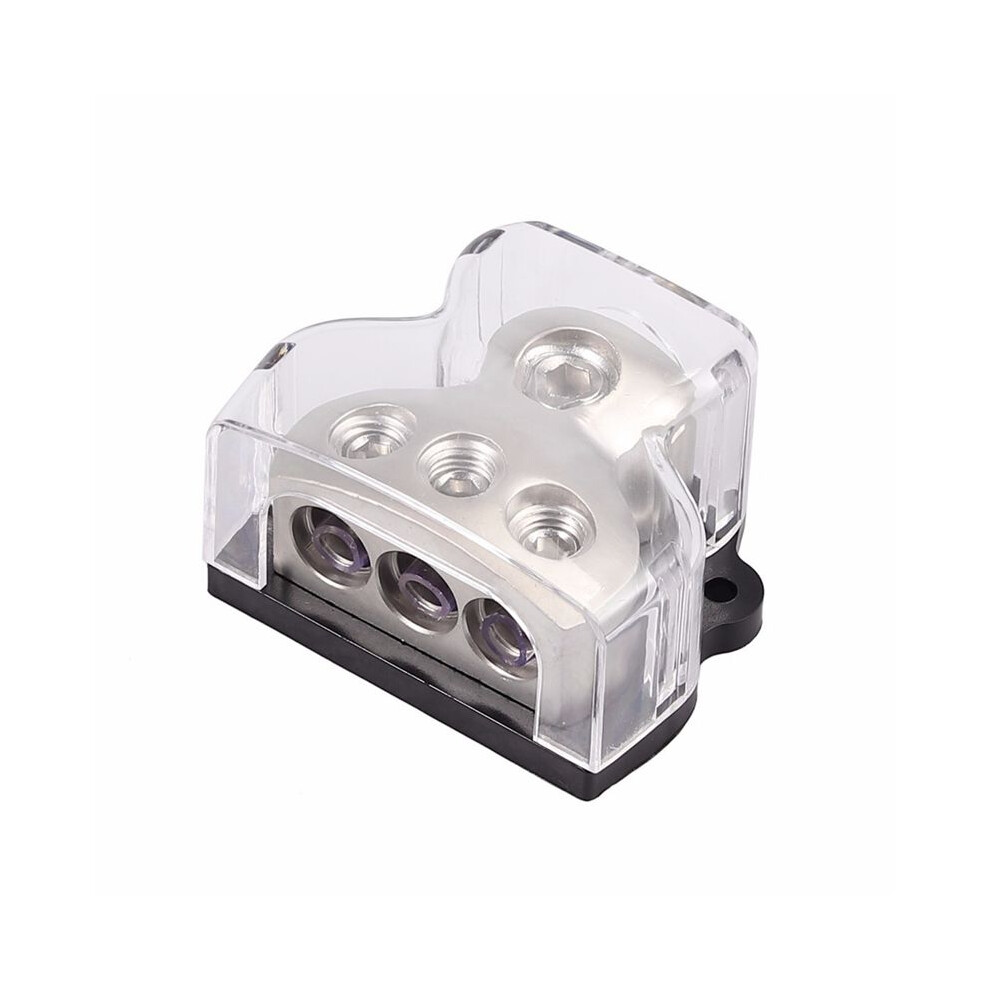 3-Way Power Distribution Block 1X0 Gauge In 3X4 Gauge Out Power Distribution Block For Car Audio Splitter 6031552496458