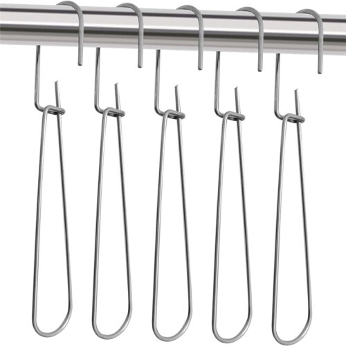 Pattern Hooks 24 Pcs Metal Pattern Hangers 7.3 Inch Sewing Pattern Making Paper Storage Hanging Hook 1