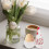 Ceramic Egg Cup for Boiled Eggs Decorative Design Easy Clean Porcelain Holder for Breakfast 2