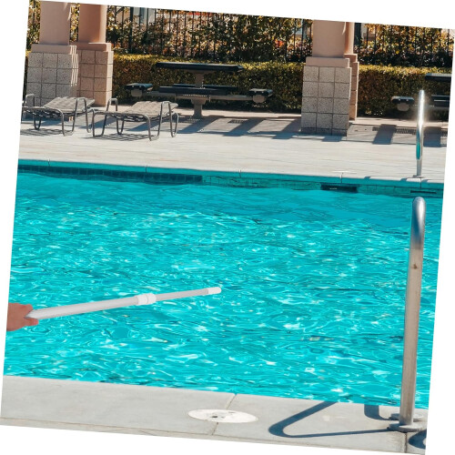 Pool Skimmer Pole Adjustable Aluminum Telescopic Handle Heavy Duty Extendable for Cleaning Net 2
