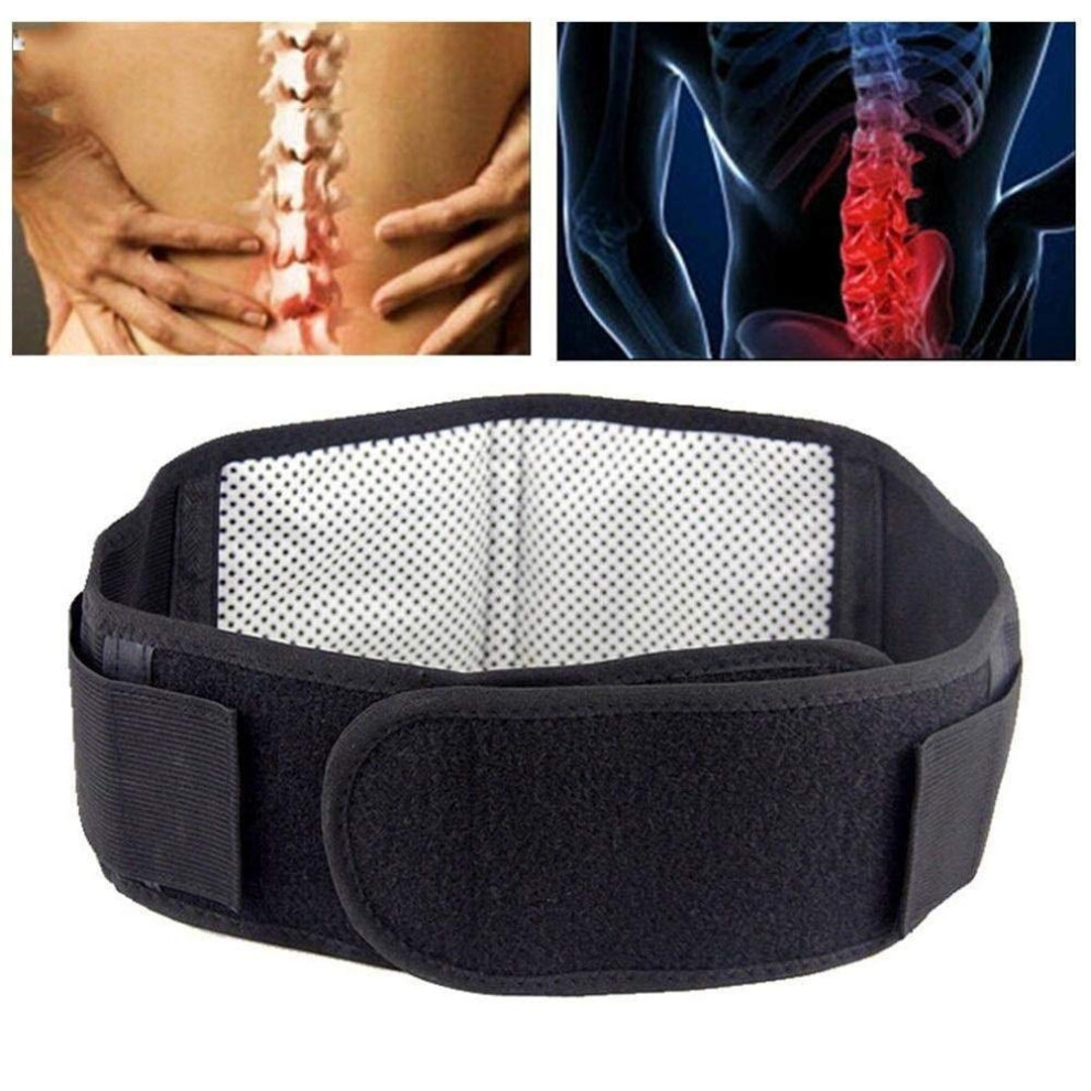 Back Support Belt with Adjustable SelfHeating Magnetic Therapy, Lumbar Brace for Pain Relief