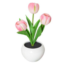 Lampe Tulipe Lumières Lampe de Table Fleur Lampe de Bureau LED Tulipe Veilleuse pour Salon Chambre pour la Maison Salon