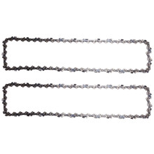 Pakket van 2 Zaagkettingen 3/8 Inch 1,3 mm 57TG 40 cm (16 Inch) Vervangende Ketting voor Verschillende Kettingzagen, Elektrische Kettingzagen