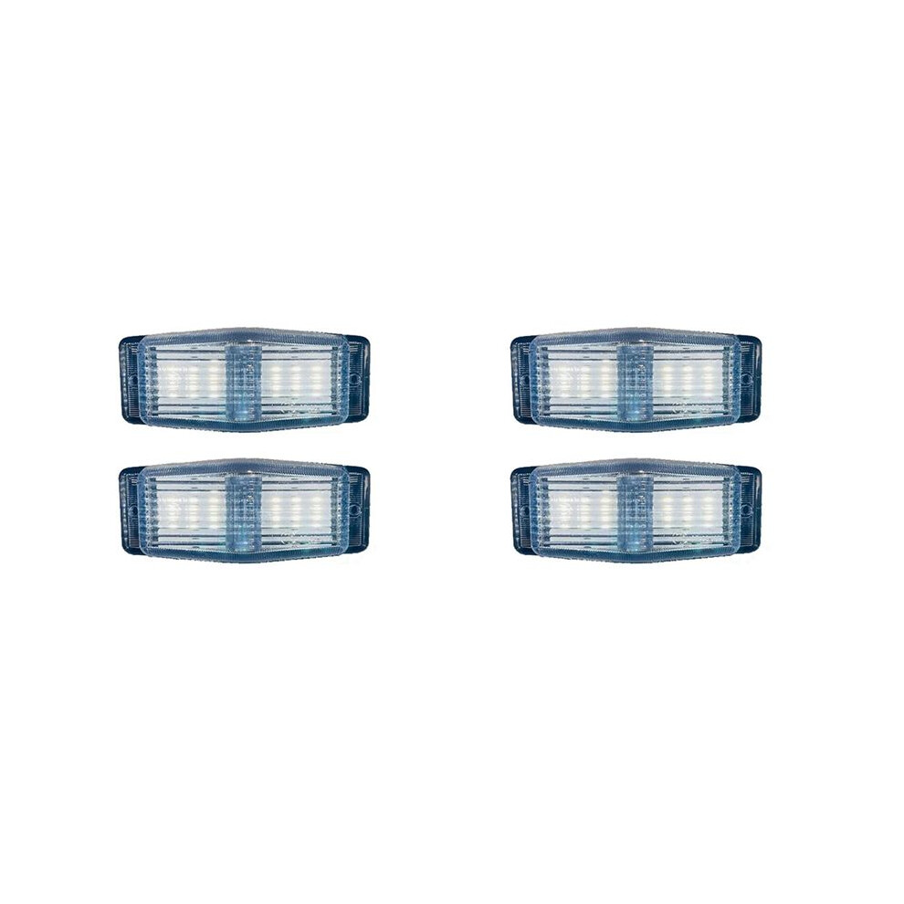 4Pcs Led S Front Double Burner Indicator Lampfor Truck Lorry Front Grill A Light 6031158736606