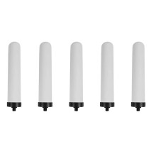 5X Multifunctionele Kan en Zuiveringselementen Kaarsgereedschap Pur-Filter Stevige Keramische Filterelementen Inch Kunststof Vervanging