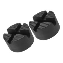 2pcs Universal Rubber Jack Pads for Floor Jack Enhanced Stability Broad Compatibility Weather Resistant