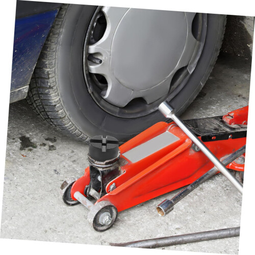 2pcs Universal Rubber Jack Pads for Floor Jack Enhanced Stability Broad Compatibility Weather Resistant 2