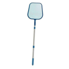 Swimming Pool Skimmer Net with Aluminum Pole, Heavy Duty Leaf Mesh for Pools, Ponds, Fountains