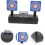 Automatic Reset Shooting Target for Soft Pellets Airsoft and BB Guns Outdoor Practice Durable Design 4
