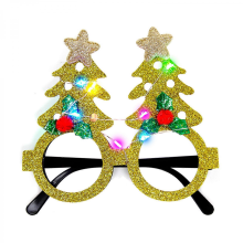 C8 Occhiali da sole LED per feste di Natale e Capodanno, decorazioni per adulti e bambini