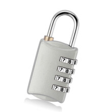 Zinklegierung Kabelschloss für Gepäck 67x28x14mm Silber