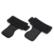 Gym Gloves for Weightlifting and Pull Ups, Durable Wrist Bands, Palm Protectors, 18x12x19cm, Black for Exercise