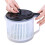 Large Capacity Salad Spinner and Vegetable Chopper with Quick Moisture Removal Easy Clean Design 1