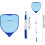Pool Skimmer Net with Adjustable Telescopic Aluminum Pole for Quick Leaf and Debris Removal 4